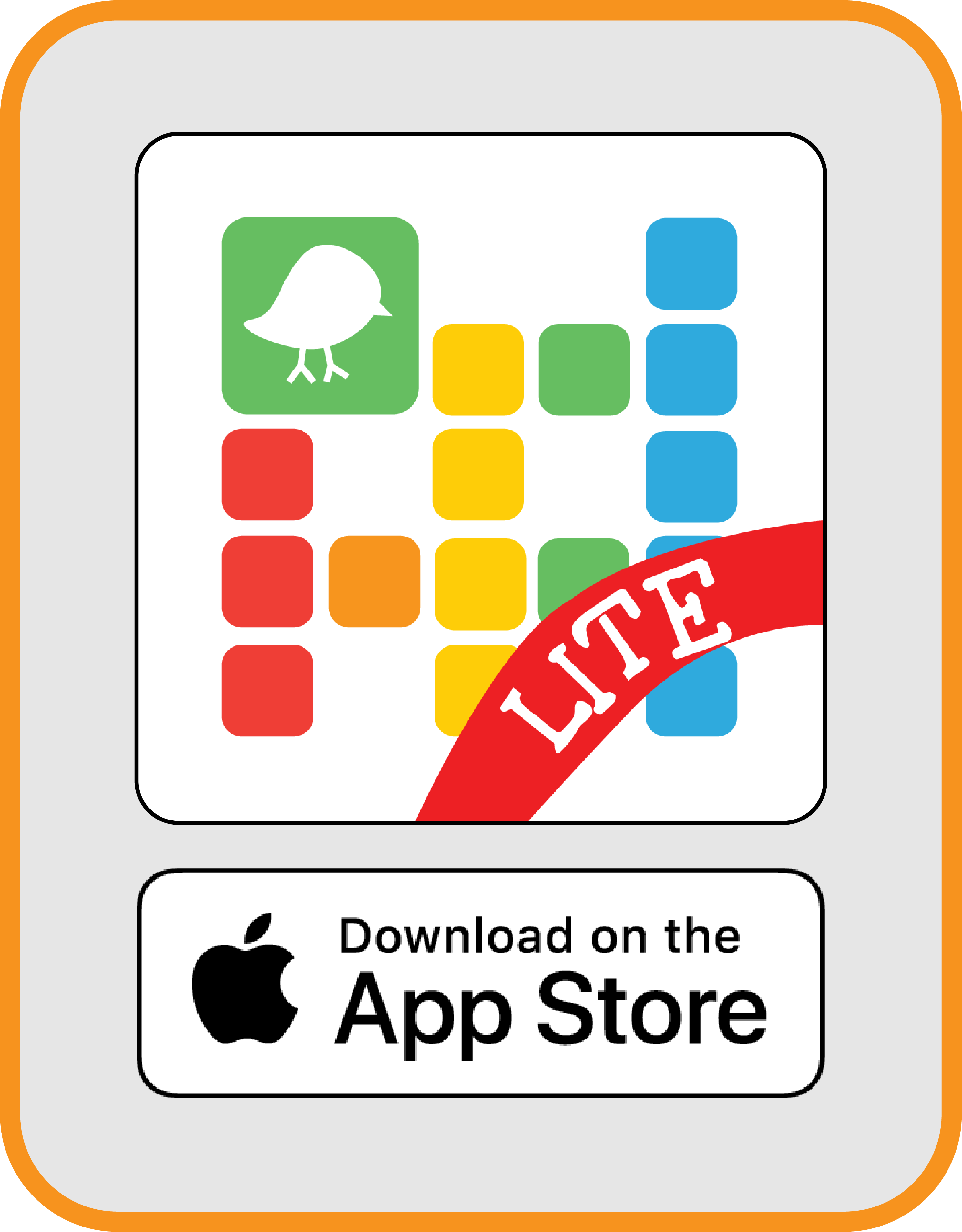 Djurkorsord Lite app